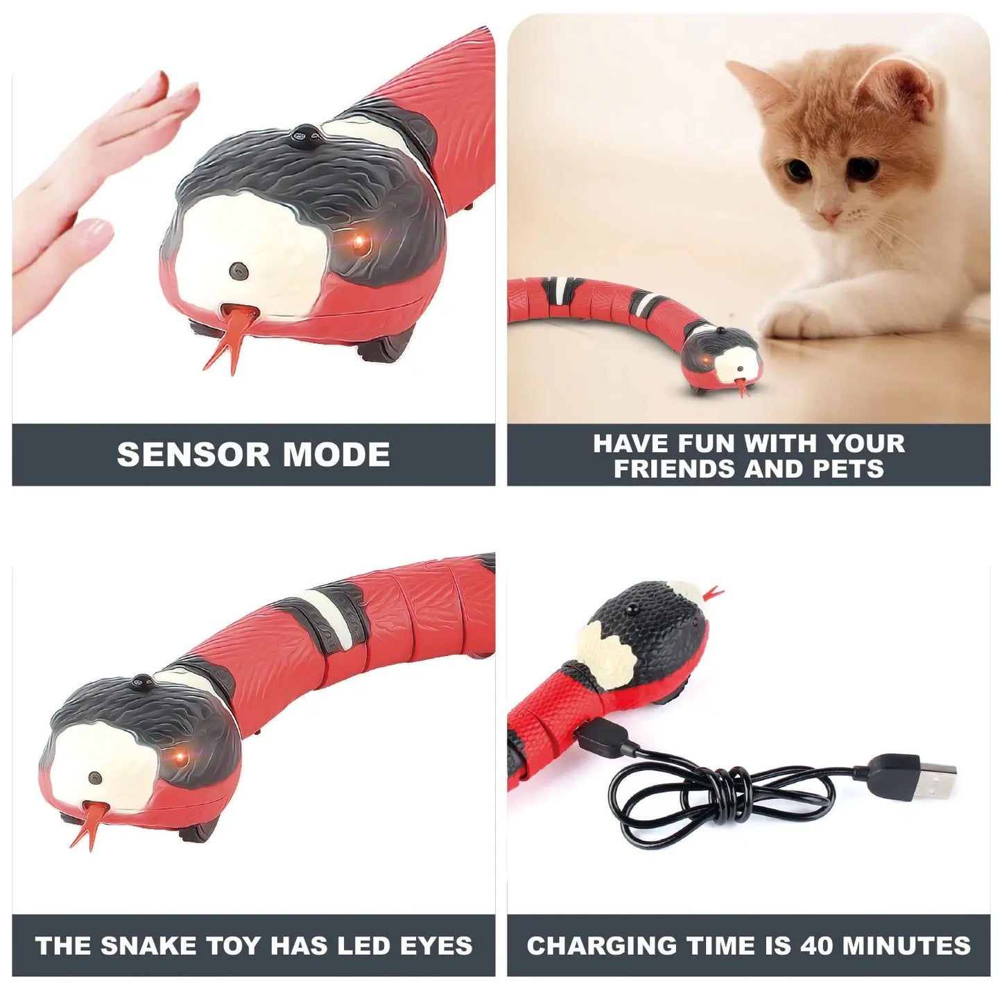 Electronic Snake Toy for Cats