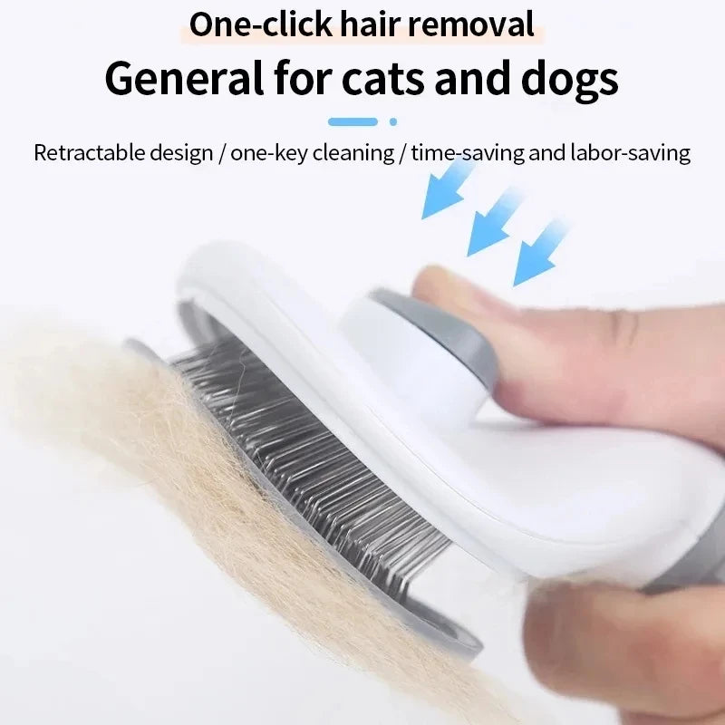 Self cleaning Pet Hair Remove Comb